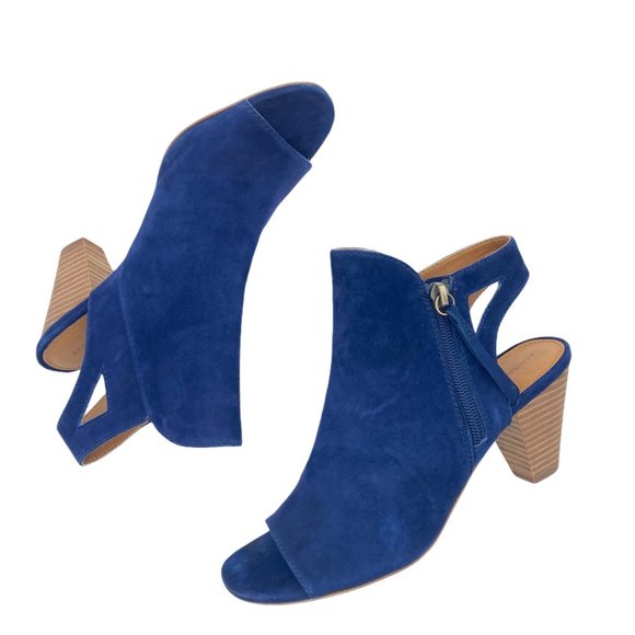 Adrienne Vittadini Phyre Suede Shootie Blueberry - Picture 11 of 15